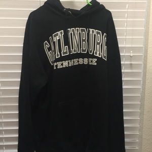 Gatlingburg Tennessee hoodie black with gray